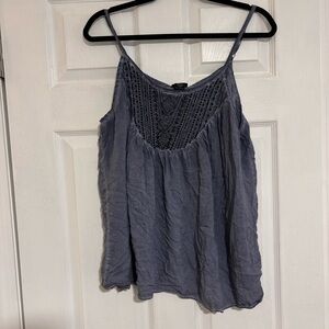 Torrid Blue Relaxed Smocked Camisole Top